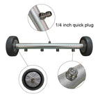 Car Chassis Washe 1/4 Quickly Inserts Road Cleaning Brush, Grey, Black