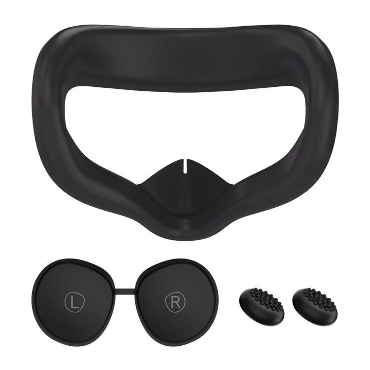 VR Silicone Eye Mask+Lens Protective Cover+Joystick Hat, For Meta Quest 2, Eye Mask+Lens Protective Cover+Joystick Hat (Black), Eye Mask+Lens Protective Cover+Joystick Hat (White), Eye Mask+Lens Protective Cover+Joystick Hat (Gray)                     ...