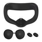 VR Silicone Eye Mask+Lens Protective Cover+Joystick Hat, For Meta Quest 2, Eye Mask+Lens Protective Cover+Joystick Hat (Black), Eye Mask+Lens Protective Cover+Joystick Hat (White), Eye Mask+Lens Protective Cover+Joystick Hat (Gray)                     ...