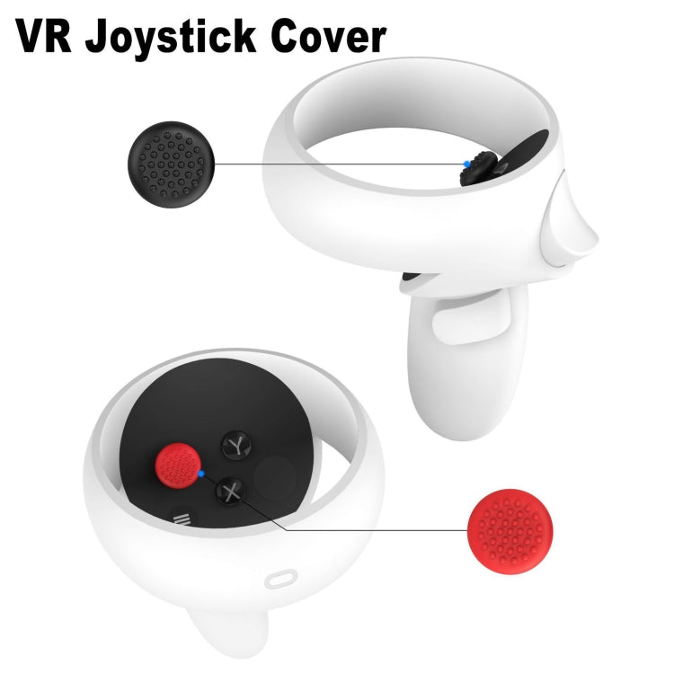 VR Silicone Eye Mask+Lens Protective Cover+Joystick Hat, For Meta Quest 2, Eye Mask+Lens Protective Cover+Joystick Hat (Black), Eye Mask+Lens Protective Cover+Joystick Hat (White), Eye Mask+Lens Protective Cover+Joystick Hat (Gray)                     ...
