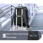 Bopai 61-121981 Multifunctional Anti-theft Laptop Business Backpack with USB Charging Hole