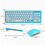 MLD-568 Office Gaming Mute Wireless Mouse Keyboard Set, MLD-568 Pink, MLD-568 Black, MLD-568 White, MLD-568 Blue