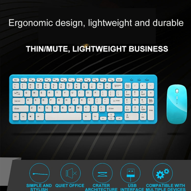MLD-568 Office Gaming Mute Wireless Mouse Keyboard Set, MLD-568 Pink, MLD-568 Black, MLD-568 White, MLD-568 Blue