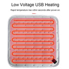 11696 5V USB Plug-in Car Timing Heating Seat Cushion, Heating Seat Cushion
