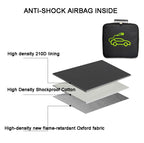 Car Charging Cable Storage Bag Carry Bag For Electric Vehicle Charger Plugs,Spec:, Round Without Logo, Round  With Logo, Square Without Logo, Square With Logo, Large With Logo, Large Without Logo
