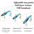 PROBEROS DW559 Colorful VIB Sequenant Far Subsidine Lure Bait, Specification:, 5g, 7g, 12g, 15g, 20g