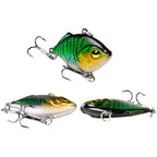3 PCS PROBEROS DW1044 4.5cm/8.5g Lure Fake Bait Iconic Plastic VIB Hard Bait, DW1044 B, DW1044 C, DW1044 D, DW1044 E, DW1044 F, DW1044 G, DW1044 H, DW1044 A