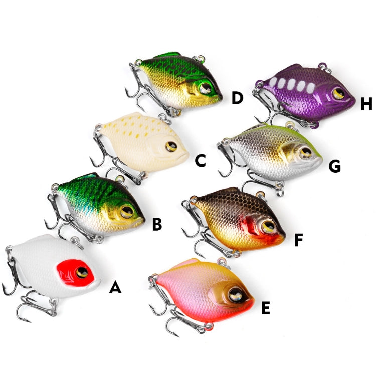3 PCS PROBEROS DW1044 4.5cm/8.5g Lure Fake Bait Iconic Plastic VIB Hard Bait, DW1044 B, DW1044 C, DW1044 D, DW1044 E, DW1044 F, DW1044 G, DW1044 H, DW1044 A
