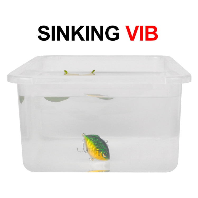 3 PCS PROBEROS DW1044 4.5cm/8.5g Lure Fake Bait Iconic Plastic VIB Hard Bait, DW1044 B, DW1044 C, DW1044 D, DW1044 E, DW1044 F, DW1044 G, DW1044 H, DW1044 A