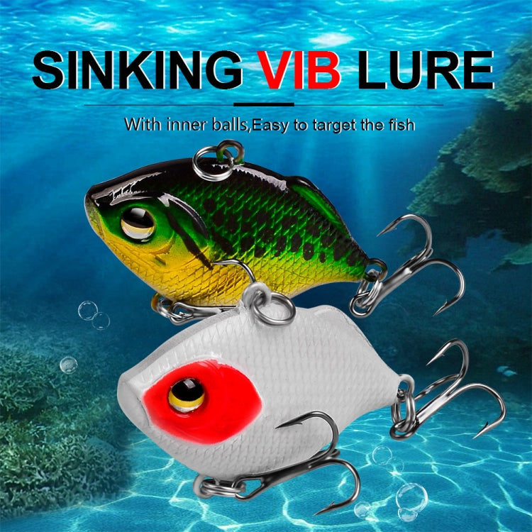 3 PCS PROBEROS DW1044 4.5cm/8.5g Lure Fake Bait Iconic Plastic VIB Hard Bait, DW1044 B, DW1044 C, DW1044 D, DW1044 E, DW1044 F, DW1044 G, DW1044 H, DW1044 A