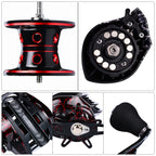 PROBEROS Metal Drop Wheel 18+1 Axis Axis Asian Fish Wheel, DW121L Left Hand, DW121R Right Hand