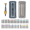 37 In 1 Aluminum Glasses Screwdriver Set Computer Watch Dismantling Repair Tools, 37 in 1