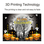 2.1m X 1.5m Halloween Element Shoting Background Cloth Party Decoration Backdrop