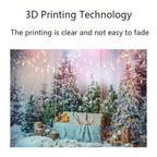 2.1m X 1.5m Christmas Photo Background Cloth Party Decoration Props