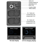 USB LCD Dual Charge SLR Camera Battery Charger
