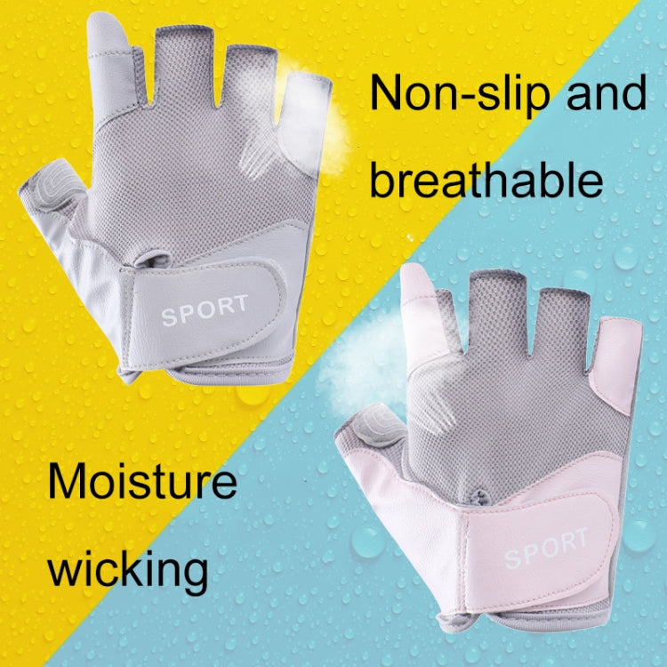 HF008 Outdoor Riding Non-slip Rock Climbing Sports Iron Jump Rope Gloves, S, M, L