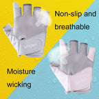 HF008 Outdoor Riding Non-slip Rock Climbing Sports Iron Jump Rope Gloves, S, M, L