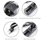 3 PCS BMAX 18650 Lithium Battery Single Slot USB Charger, Single Slot USB(Black)