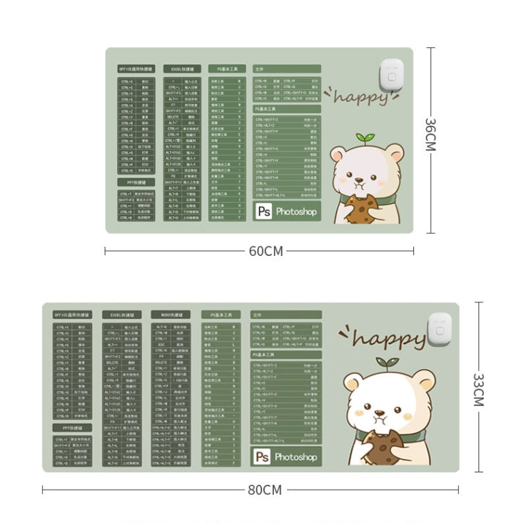 Intelligent Timing Heating Waterproof Warm Mouse Pad CN Plug, Size:, 60x36cm, 80x33cm