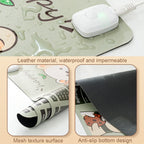 Intelligent Timing Heating Waterproof Warm Mouse Pad CN Plug, Size:, 60x36cm, 80x33cm