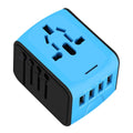 BMAX 199-04U Travel Multifunctional USB Converter 4 USB Universal Socket, BMAX 199-04U Blue, BMAX 199-04U Black