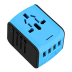 BMAX 199-04U Travel Multifunctional USB Converter 4 USB Universal Socket, BMAX 199-04U Blue, BMAX 199-04U Black