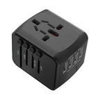 BMAX 199-04U Travel Multifunctional USB Converter 4 USB Universal Socket, BMAX 199-04U Black, BMAX 199-04U Blue