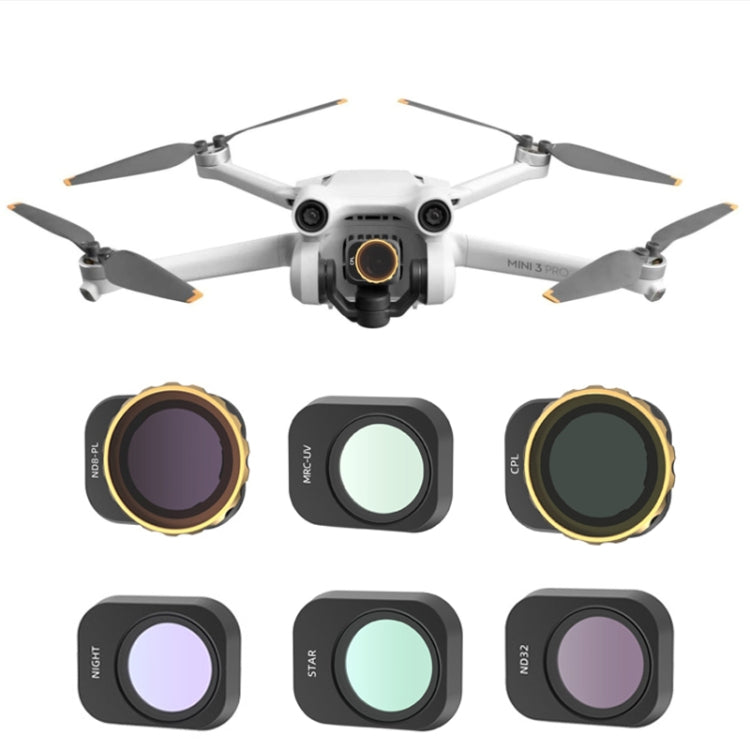 JSR For Mini 3 Pro Camera Filters, Style:, DB MCUV, ZG CPL, DB ND8, DB ND16, DB ND32, DB ND64, ZG ND8PL, ZG ND16PL, ZG ND32PL, ZG ND64PL, Anti-light Harm, DB Star