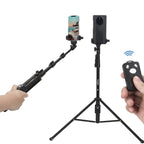 YUNTENG 1388L Tripod Selfie Stick Phone With Bluetooth Remote Control, YUNTENG 1388L