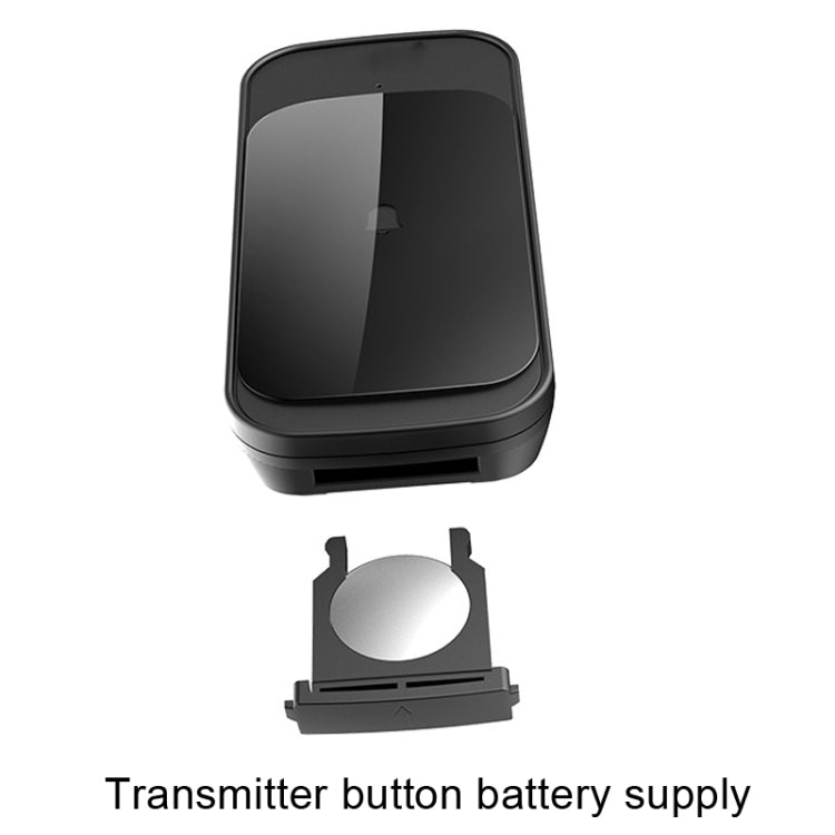 C03 1 For 1 Home Wireless Waterproof Touch Sensor Doorbell, C03 EU Plug Black, C03 US Plug Black, C03 US Plug White, C03 UK Plug Black, C03 UK Plug White, C03 EU Plug White