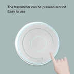 T10-1 1 For 1 Lighting Self-Power Generation Wireless Intelligent Anti -Rainwater Doorbell, T10-1 EU Plug Black, T10-1 US Plug White, T10-1 US Plug Black, T10-1 UK Plug White, T10-1 UK Plug Black, T10-1 EU Plug White