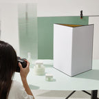 Tri-Fold Photography Cardstock Reflector Props, A3 One Side All White, A3 One Side All Black, A4 One Side All White, A4 One Side All Silver, A4 One Side All Gold