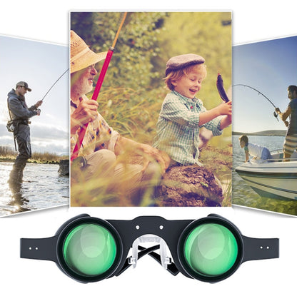 D-1548 10x HD Adjustable Focus Fishing Binoculars,Spec:, Only Binoculars, With Grey Polarised Lens, With Yellow Polarised Lens, With Red Polarised Lens, With Grey+Yellow Polarised Lens, With Tricolour Polarised Lens