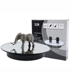 32cm Electric Turntable for Photography With Speed Direction Adjustment, White Mirror, Black Mirror, Golden Mirror