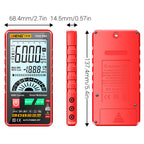ANENG 616 Automatic High-precision Digital Display Capacitance Multimeter, Red, Black