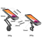 WEST BIKING Bicycle Riding Waterproof and Shockproof Phone Bracket, Style:, Handlebar, Raise Handlebar