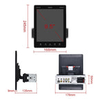 C800 9.5 Inch MP5 Single Butt Carplay Player, Style:, Standard, Standard+4 Light Camera, Standard+8 Light Camera, Standard+12 Light Camera