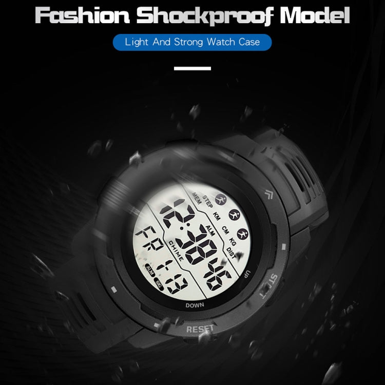 SYNOKE 9811 Luminous Large Screen Outdoor Running Student Watch