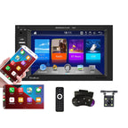 7622C 6.2 inch Dual Spindle HD Car Universal MP5 Carplay Player, Style:, Standard, Standard+4 Light Camera, Standard+8 Light Camera, Standard+12 Light Camera, Standard+AHD Camera