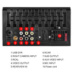 7622C 6.2 inch Dual Spindle HD Car Universal MP5 Carplay Player, Style:, Standard, Standard+4 Light Camera, Standard+8 Light Camera, Standard+12 Light Camera, Standard+AHD Camera