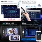 7622C 6.2 inch Dual Spindle HD Car Universal MP5 Carplay Player, Style:, Standard, Standard+4 Light Camera, Standard+8 Light Camera, Standard+12 Light Camera, Standard+AHD Camera