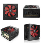 Jbon 600WS Rated  500W Dual 6Pin Desktop PC Power Supply, 600WS