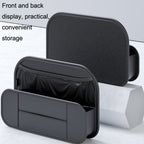 Car Seat Rear Leather Multi-function Convenient Storage Bag, Storage Bag (Black)