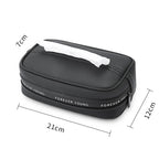 Multifunctional Car Chair Back Hanging Tissue Box, Tissue Box Black