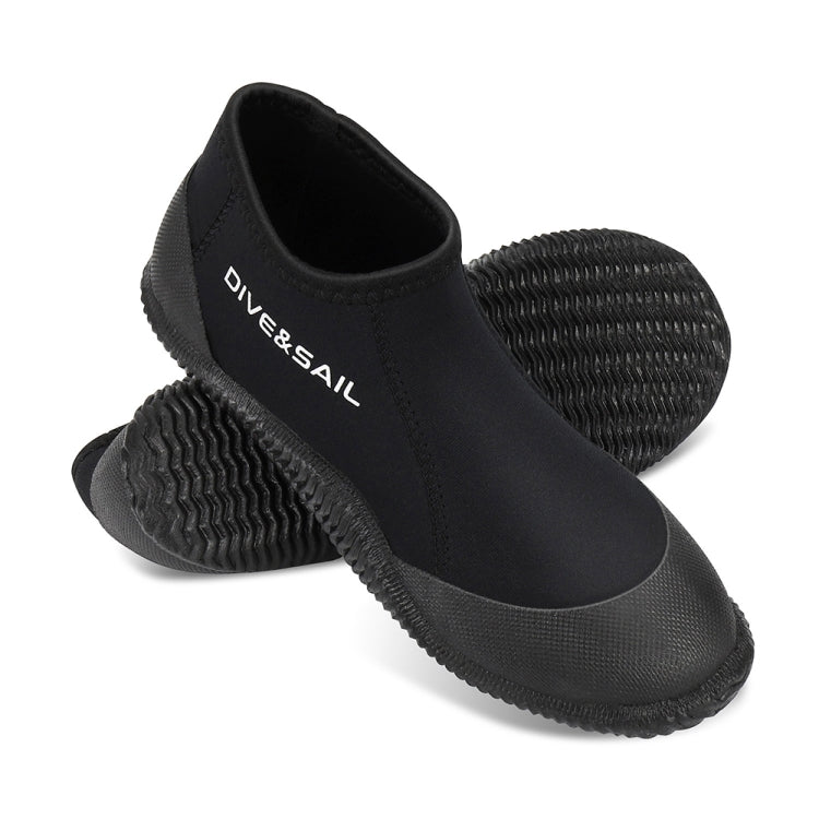 DIVE & SAIL D351002N Diving Boots 3mm Beach Surfing Anti-Slip Shoes, 39, 40-41, 42, 43-44
