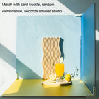 40x40CM Double-sided Photography Background Board Food Photo Props