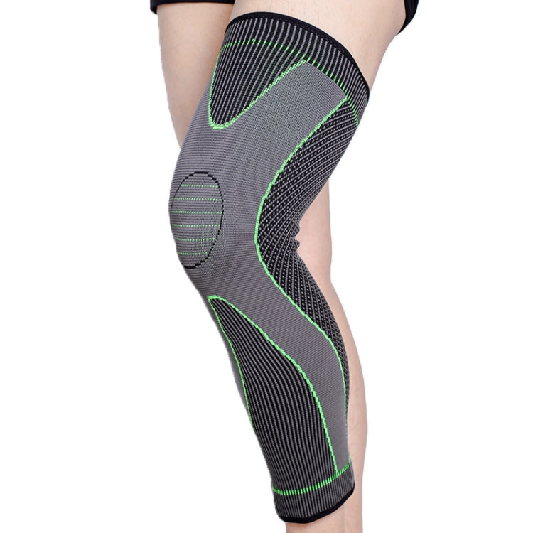 Nylon Knitted Riding Sports Extended Knee Pads, S, M, L