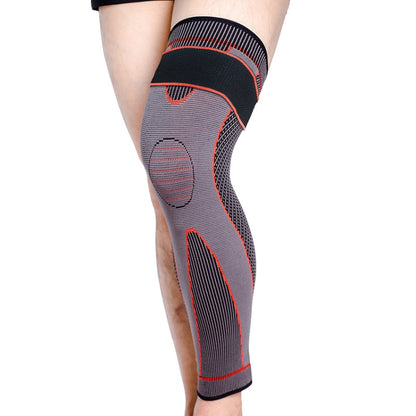 Nylon Knitted Riding Sports Extended Knee Pads, S, M, L