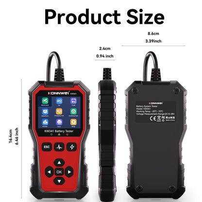 KONNWEI OBDII EOBD CAN Engine Code Reader Car Diagnostic Tool 13 Languages, KW341