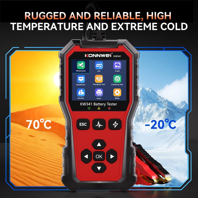 KONNWEI OBDII EOBD CAN Engine Code Reader Car Diagnostic Tool 13 Languages, KW341